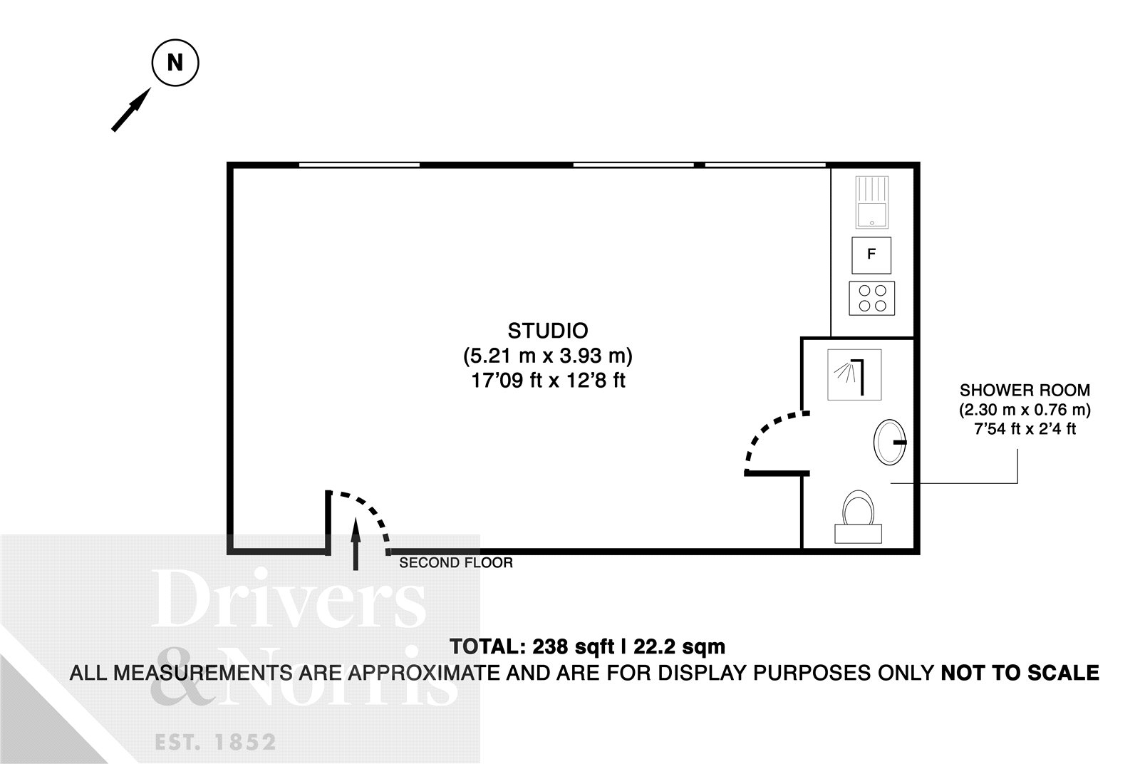 8, 4, Fairbridge Road, Archway floorplan