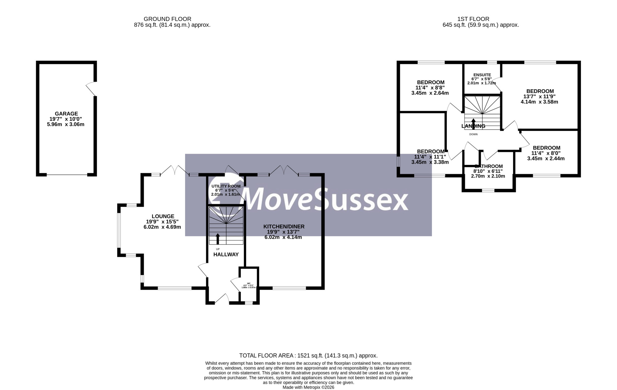 7, Twin Oaks Drive, Polegate floorplan