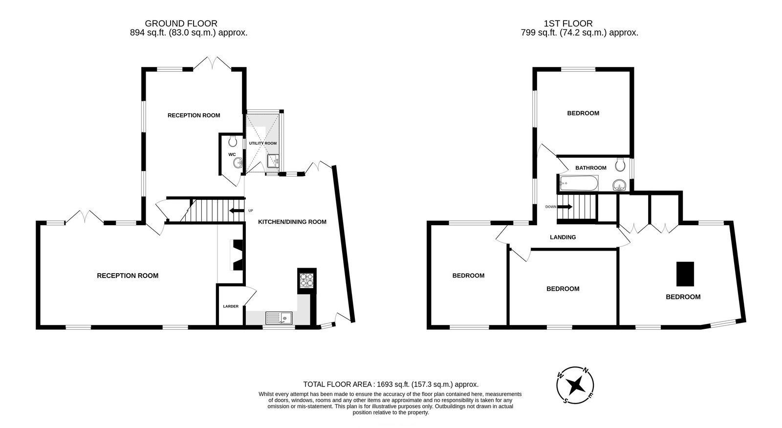 7-9,Thyme Cottage, The Street, Braughing floorplan
