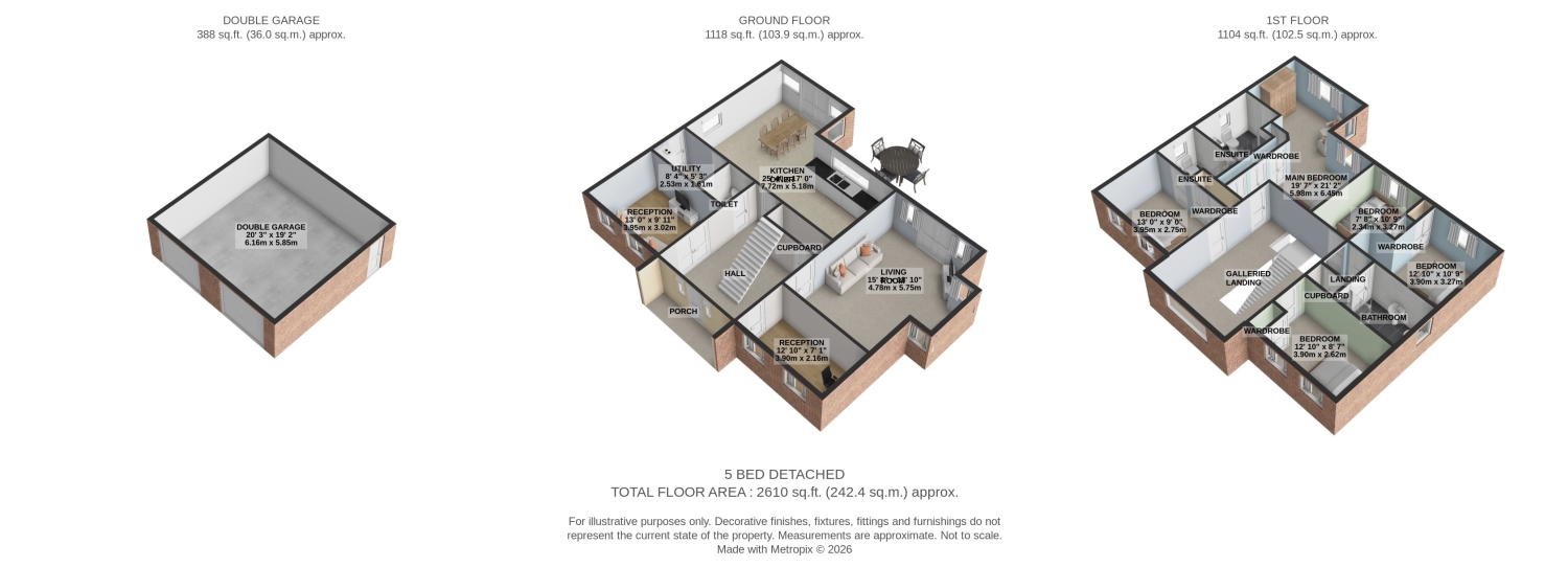 6, Plantagenet Way, Ashby-de-la-Zouch floorplan