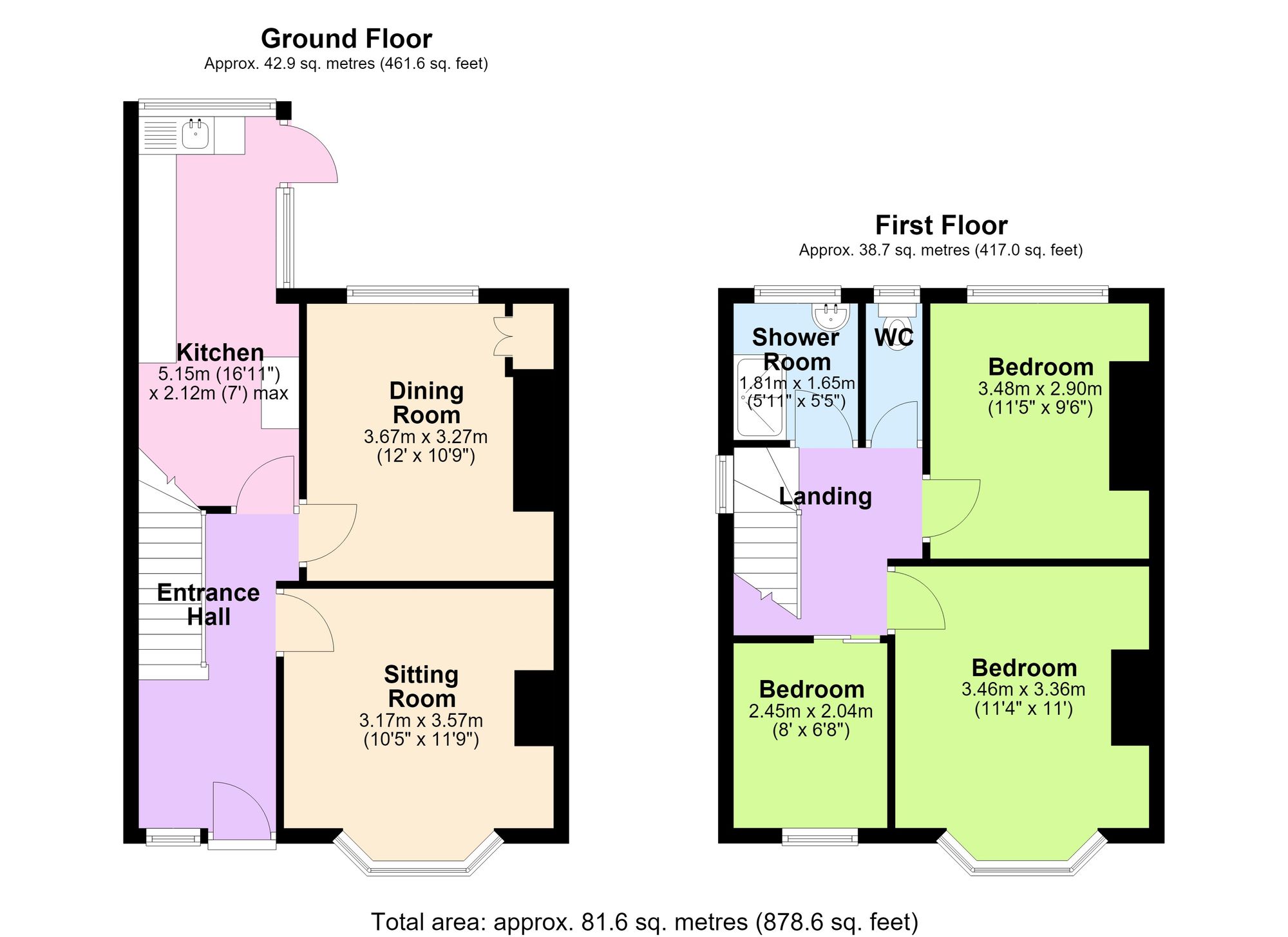 16 Batson Gardens, Paignton floorplan