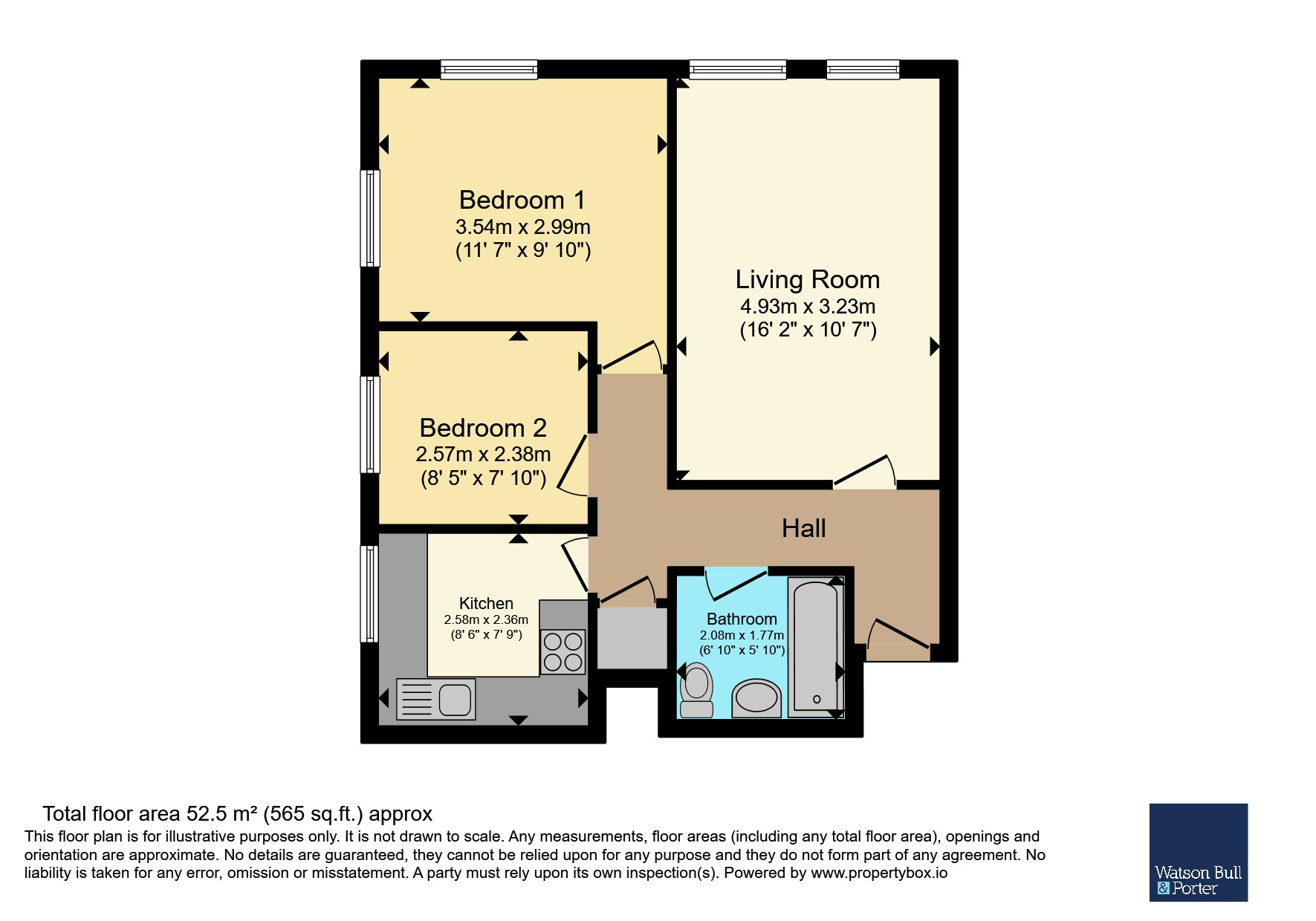 Flat 11, Glenfield Court,, Whitcombe Road, Isle of Wight floorplan