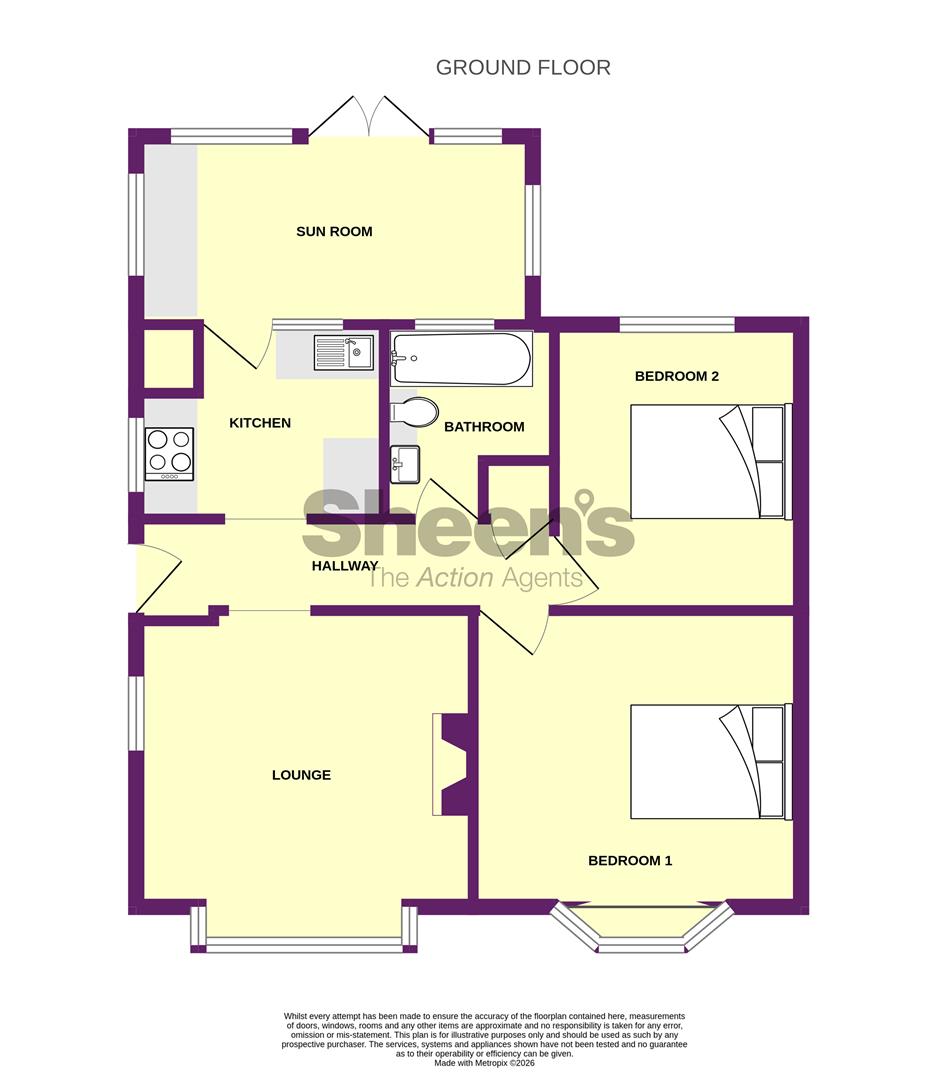 119, Gorse Lane, Great Clacton floorplan