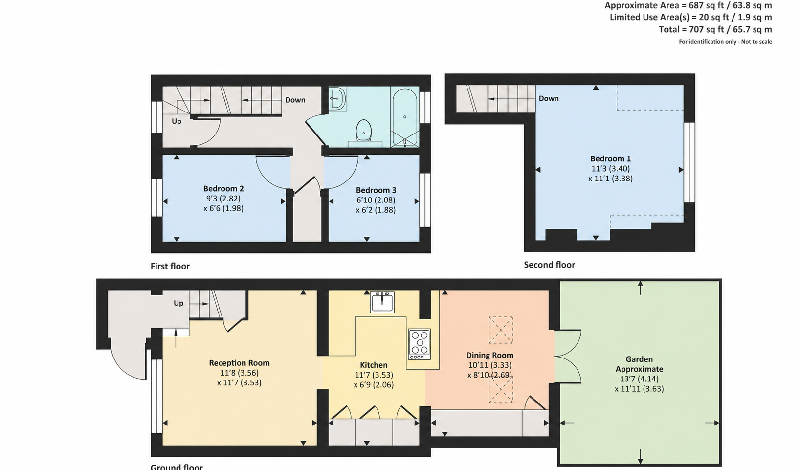 The Old Cottage, Bailes Lane, Guildford floorplan