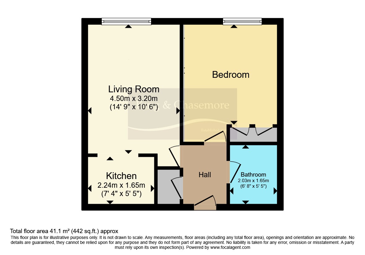 Flat 56, Homecroft House,, Sylvan Way, West Sussex floorplan