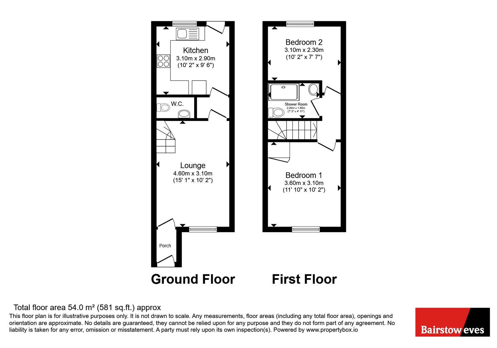 New Scott Street, Mansfield floorplan