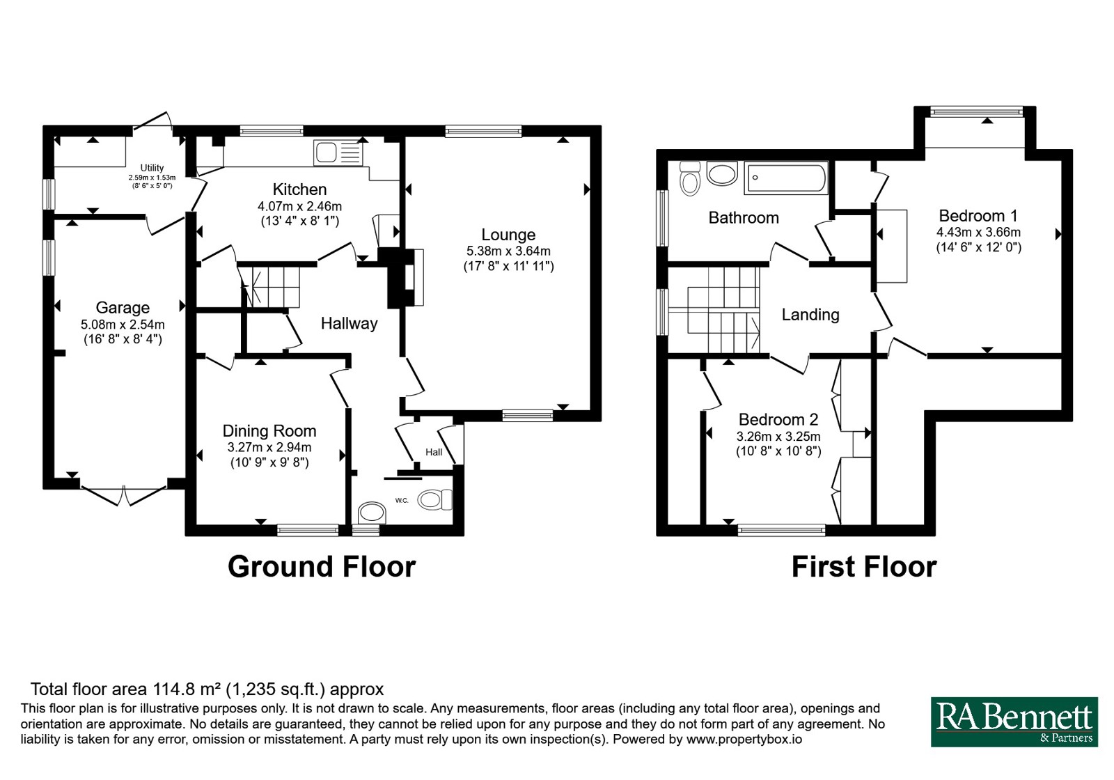 7, Ballards Close, Chipping Campden floorplan