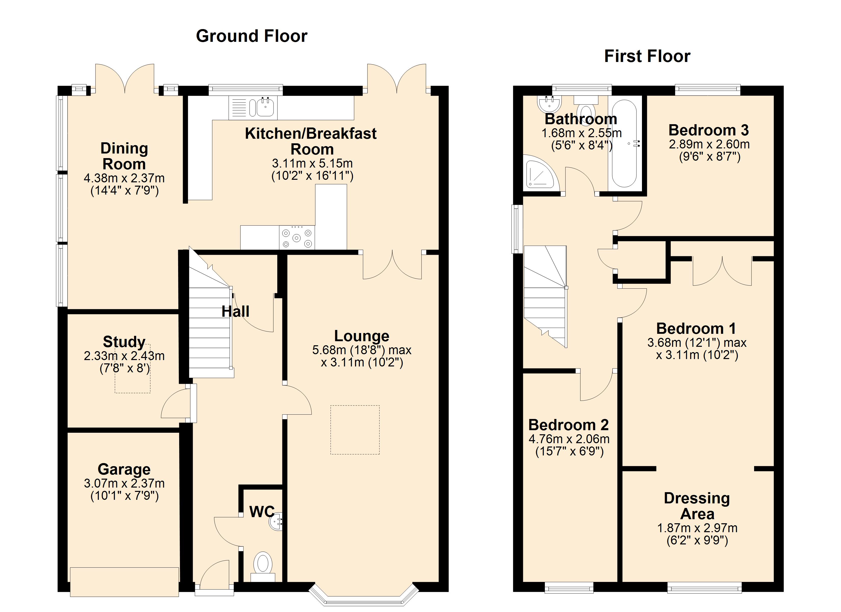 3 Bedrooms Link-detached house for sale in Mallard Way, Great Cornard, Sudbury CO10