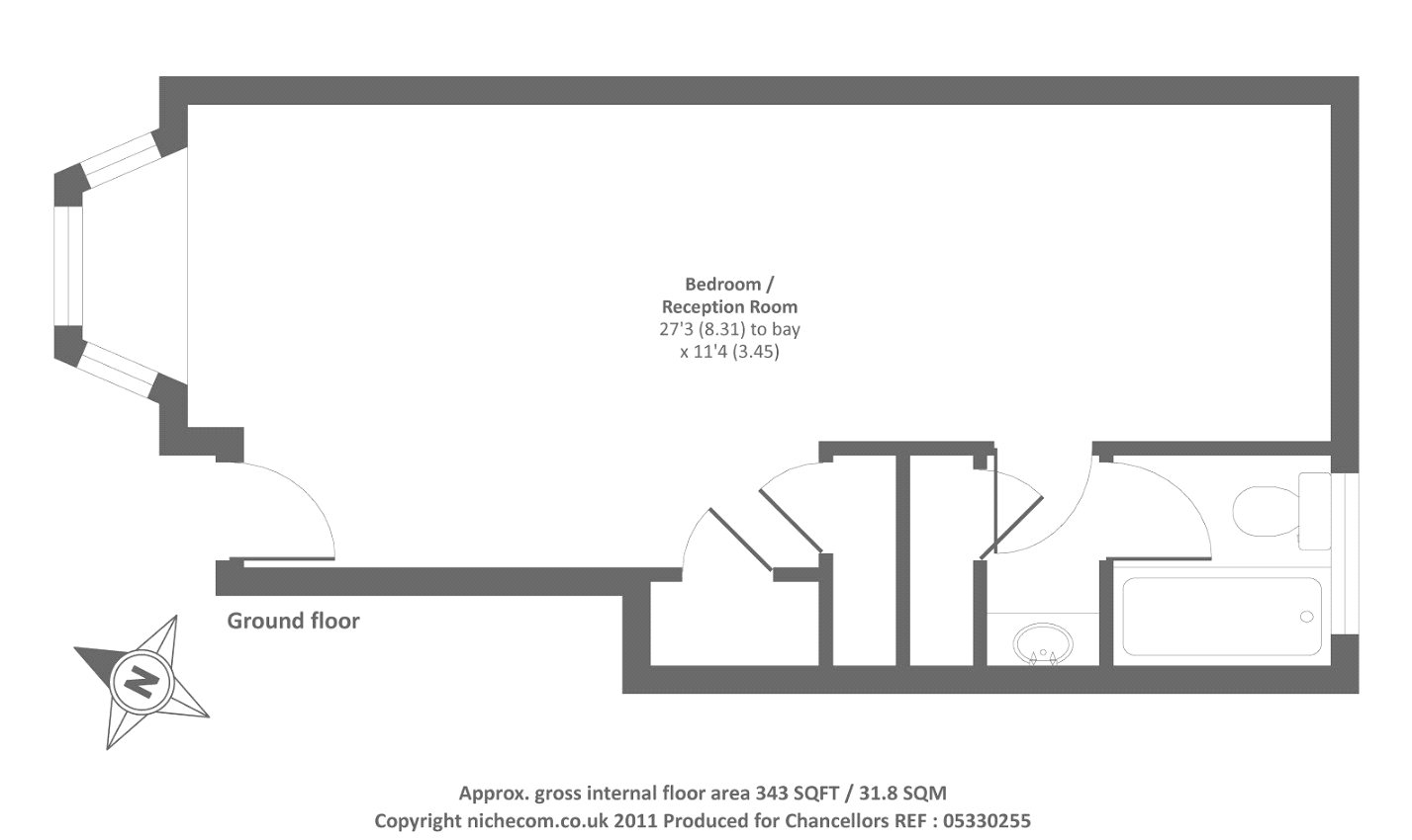 83b, Brockhurst Road, Chesham floorplan