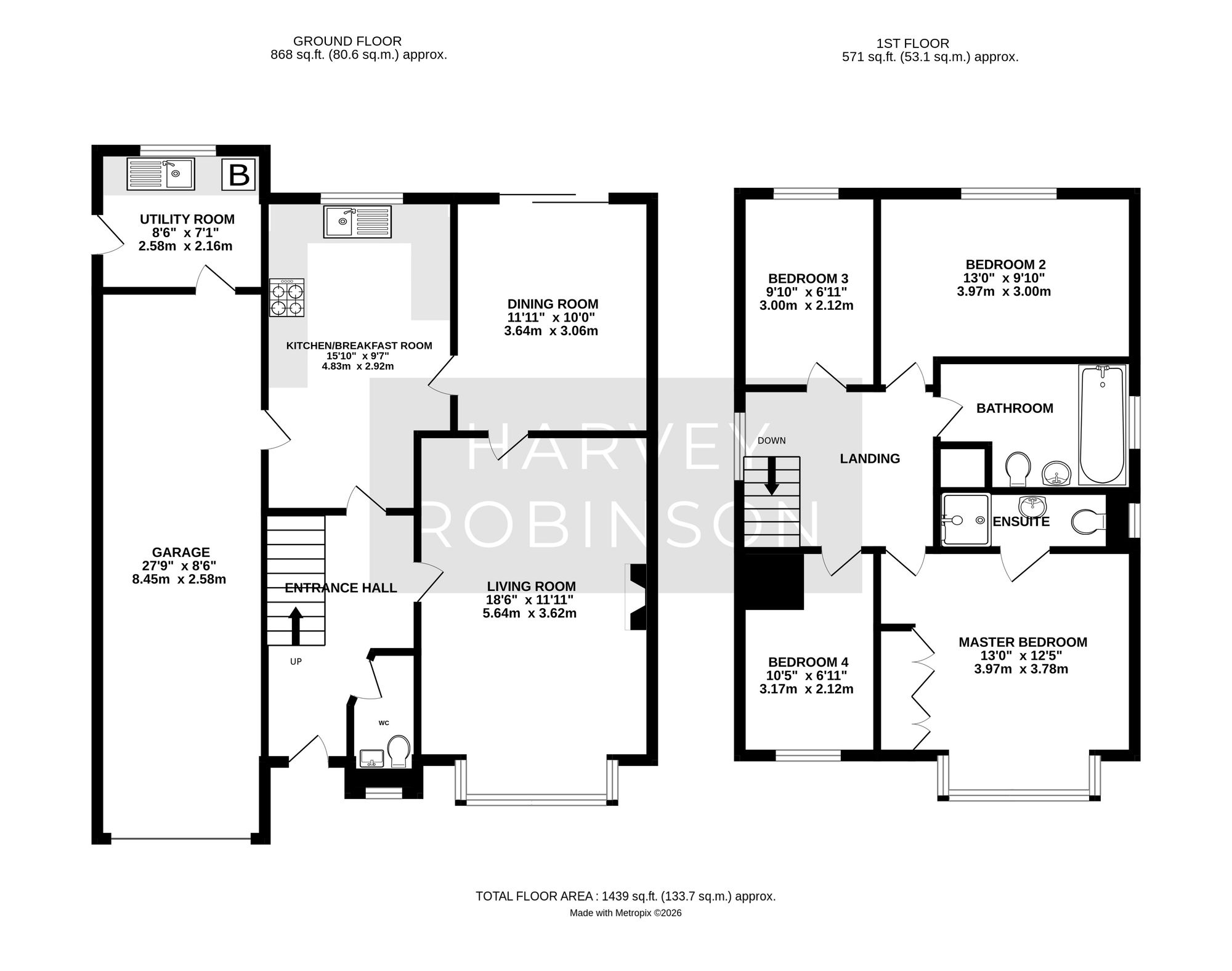 10 Windermere, Huntingdon floorplan