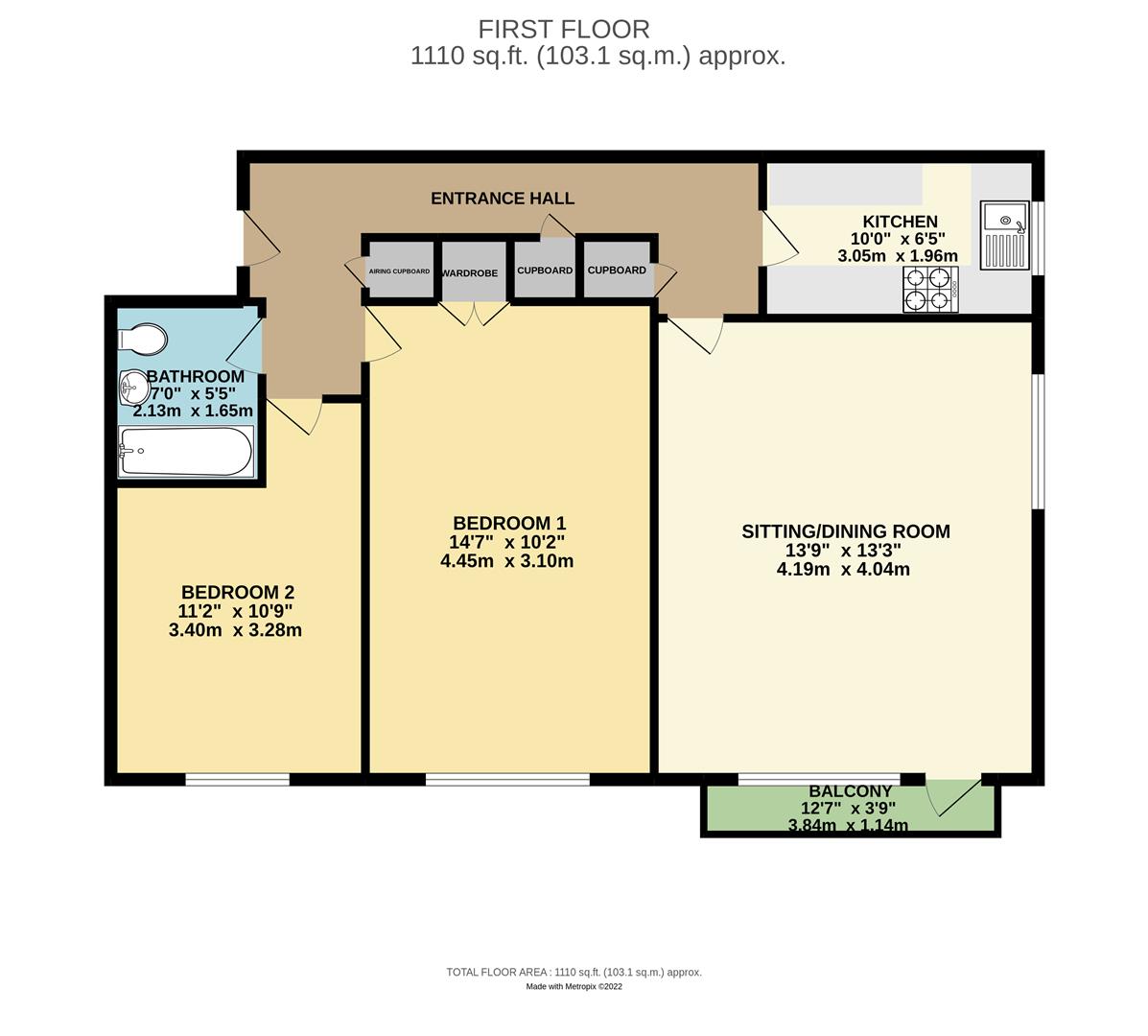 Gresham Way, St. LeonardsOnSea TN38, 2 bedroom flat for sale