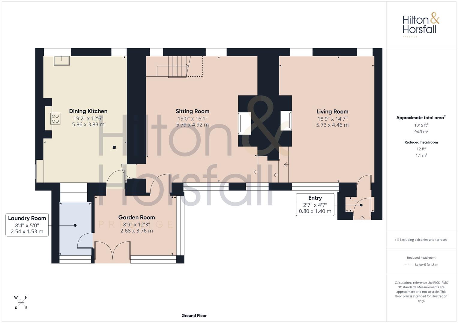 Ingle Cottage, Tunstill Fold, Fence floorplan