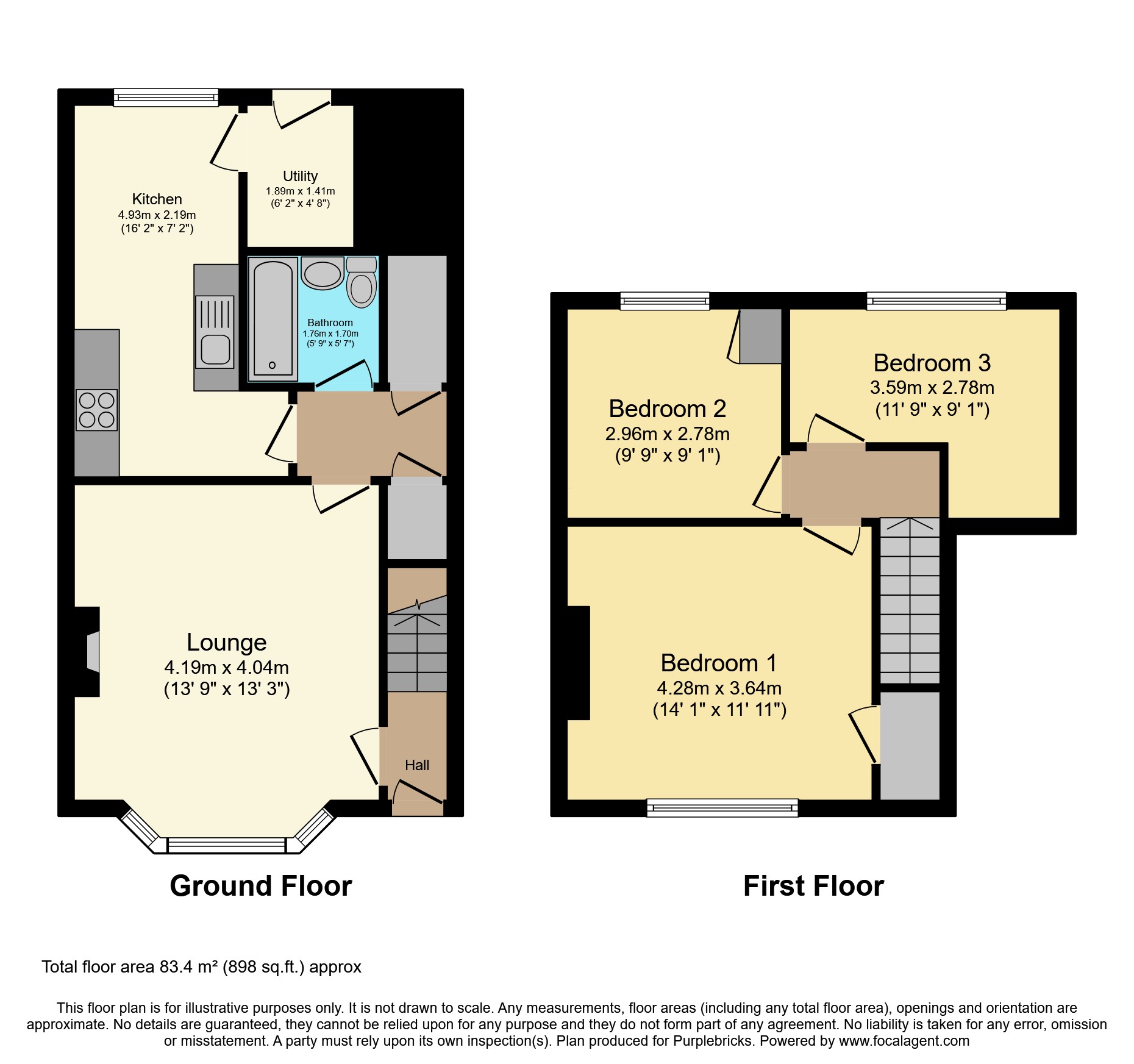 36, Union Street, Telford floorplan