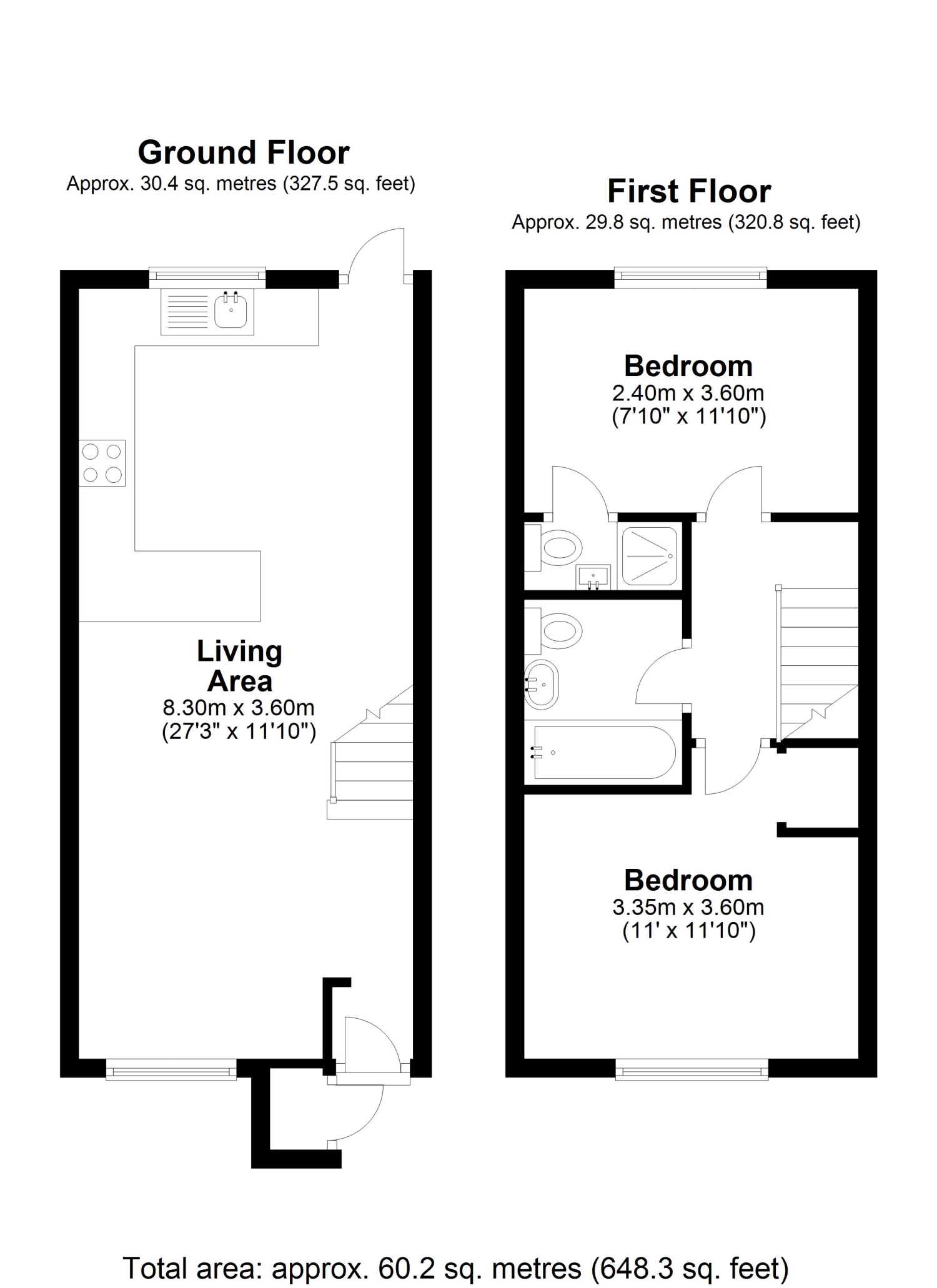 6, Grove Court The Grove, Egham floorplan