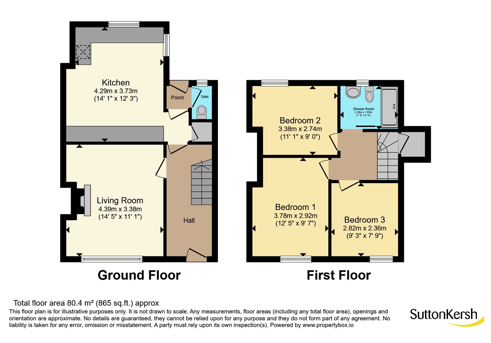 105, Whitney Road, Merseyside floorplan