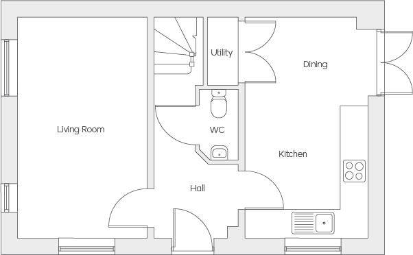 534, New Road, Uttoxeter floorplan