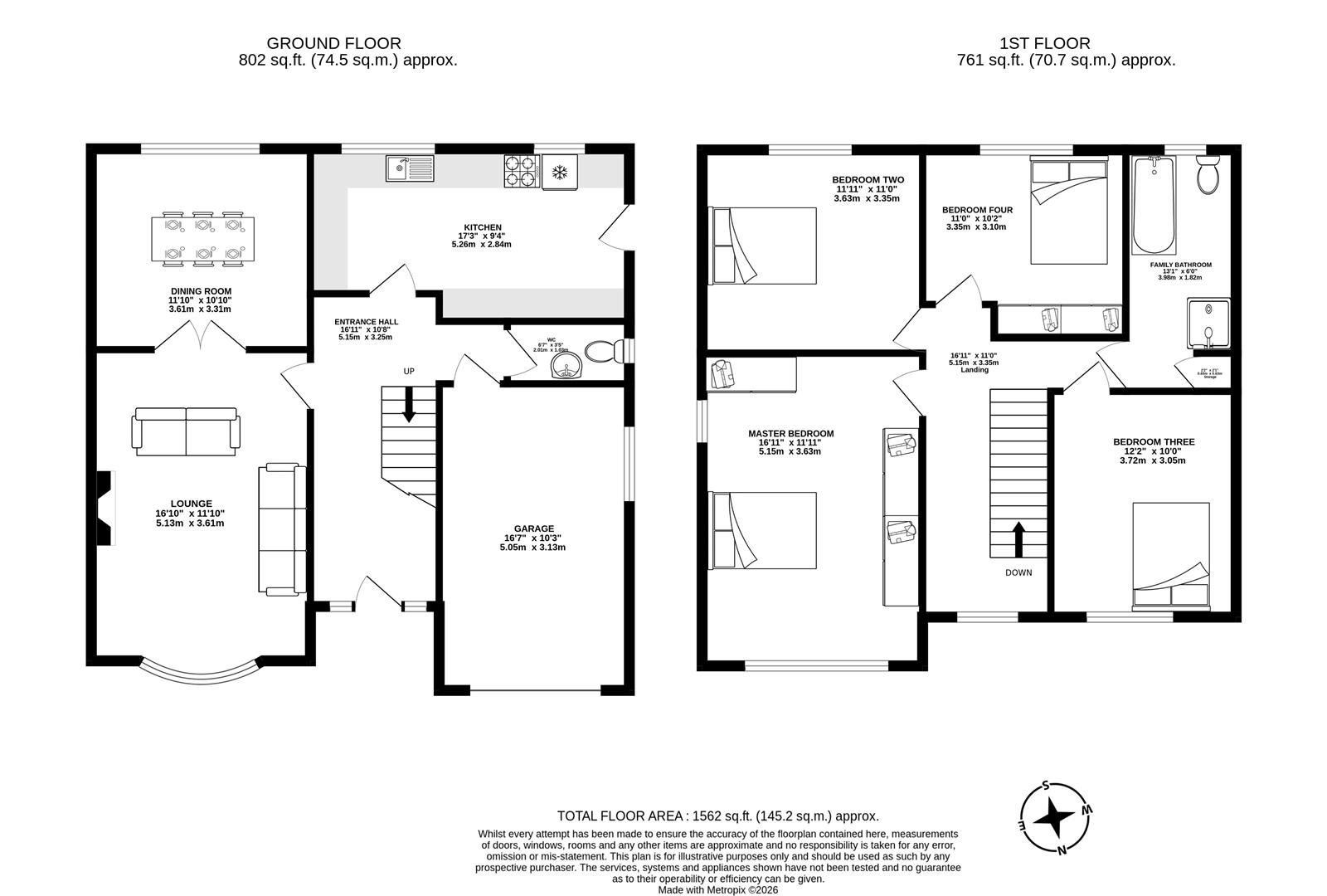 12, Lancaster Lane, Leyland floorplan