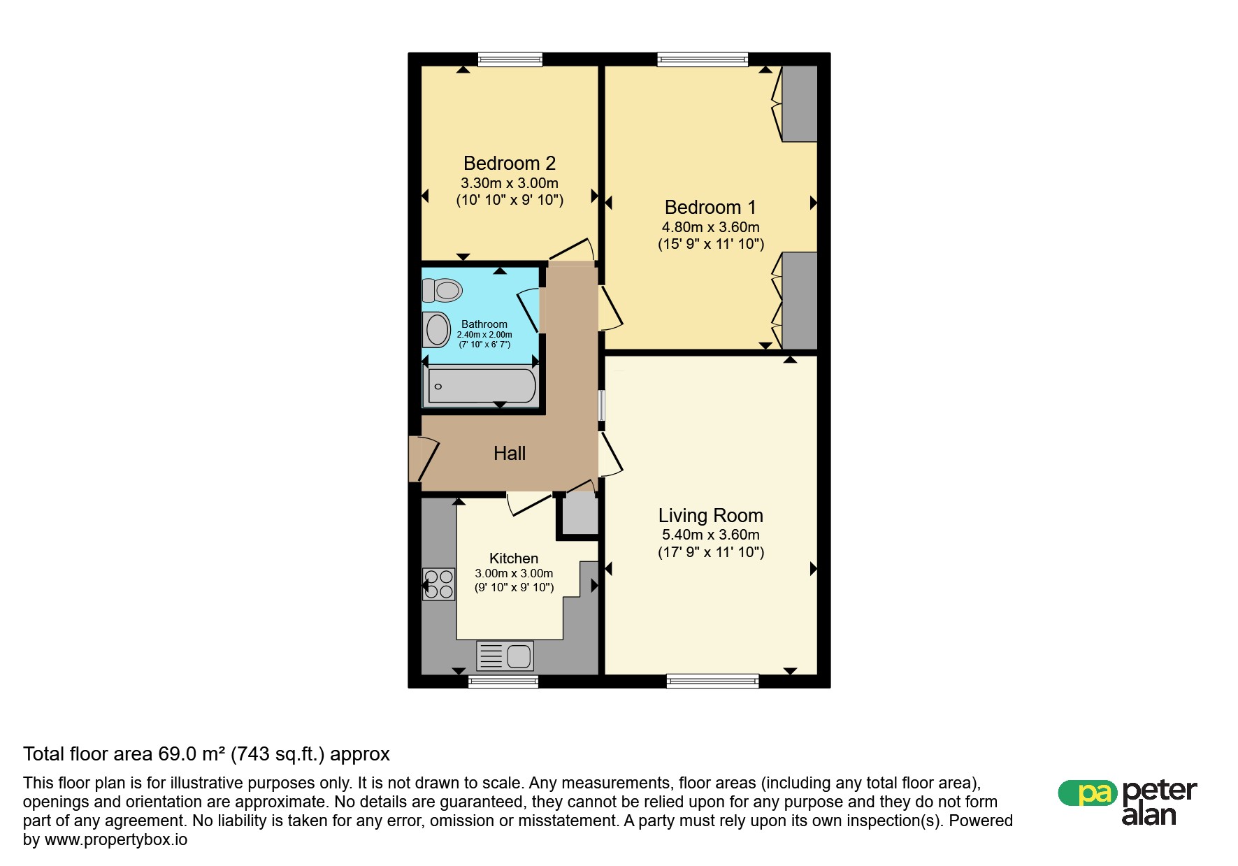 11, Wonastow Close, Monmouth floorplan