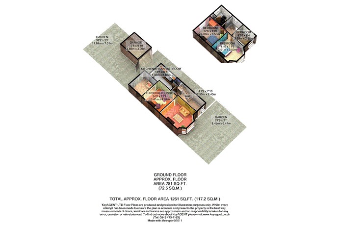 Allan Way, London floorplan