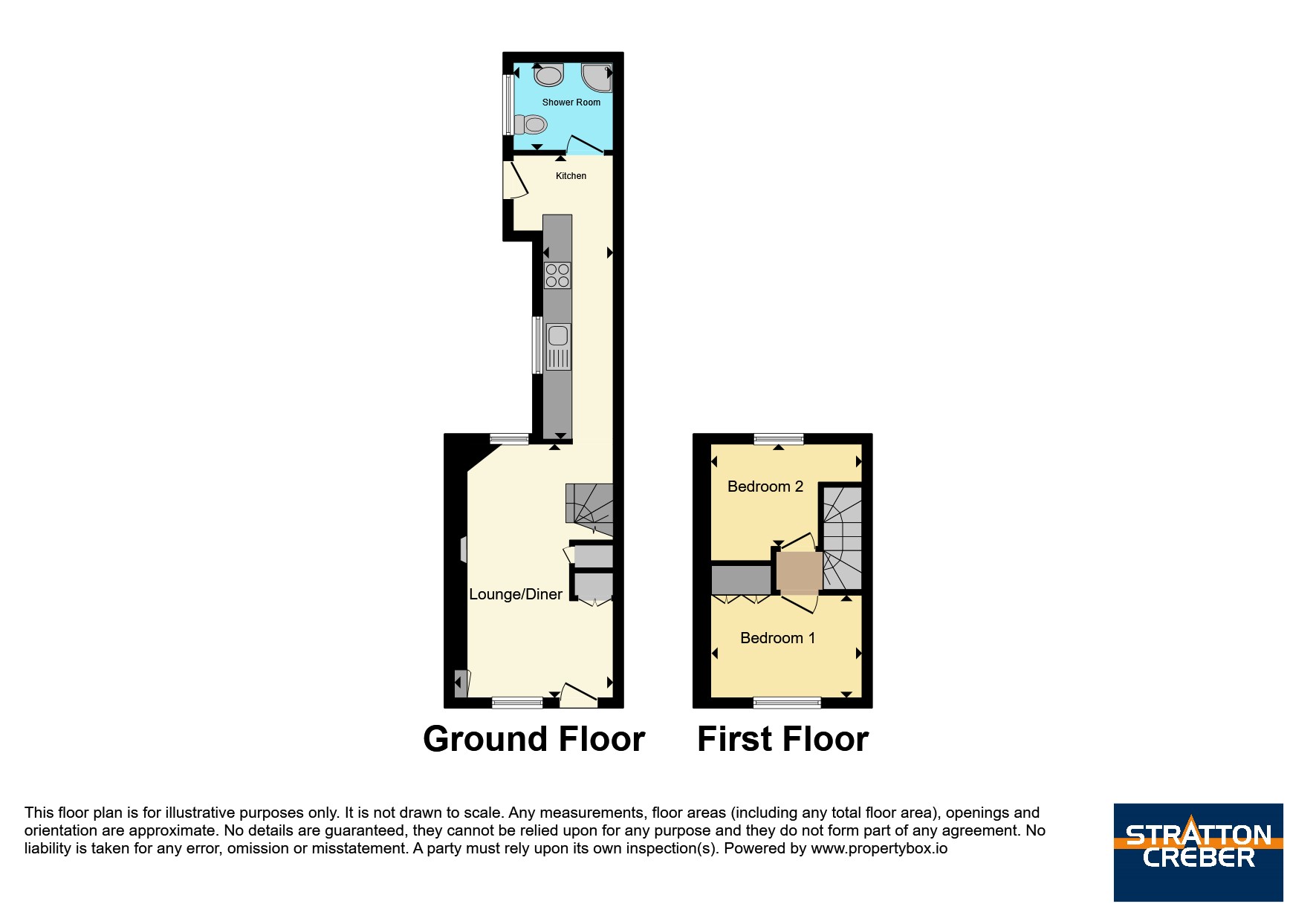 2 New Cottages, Quay Cottages,, West Looe Square, Cornwall floorplan