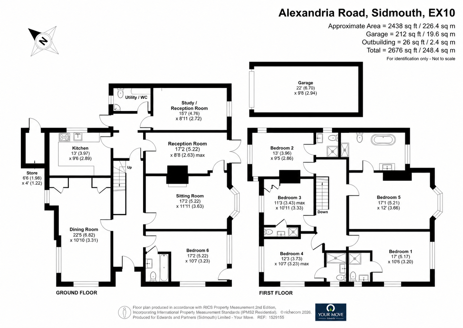 Alexandria Road, Devon floorplan