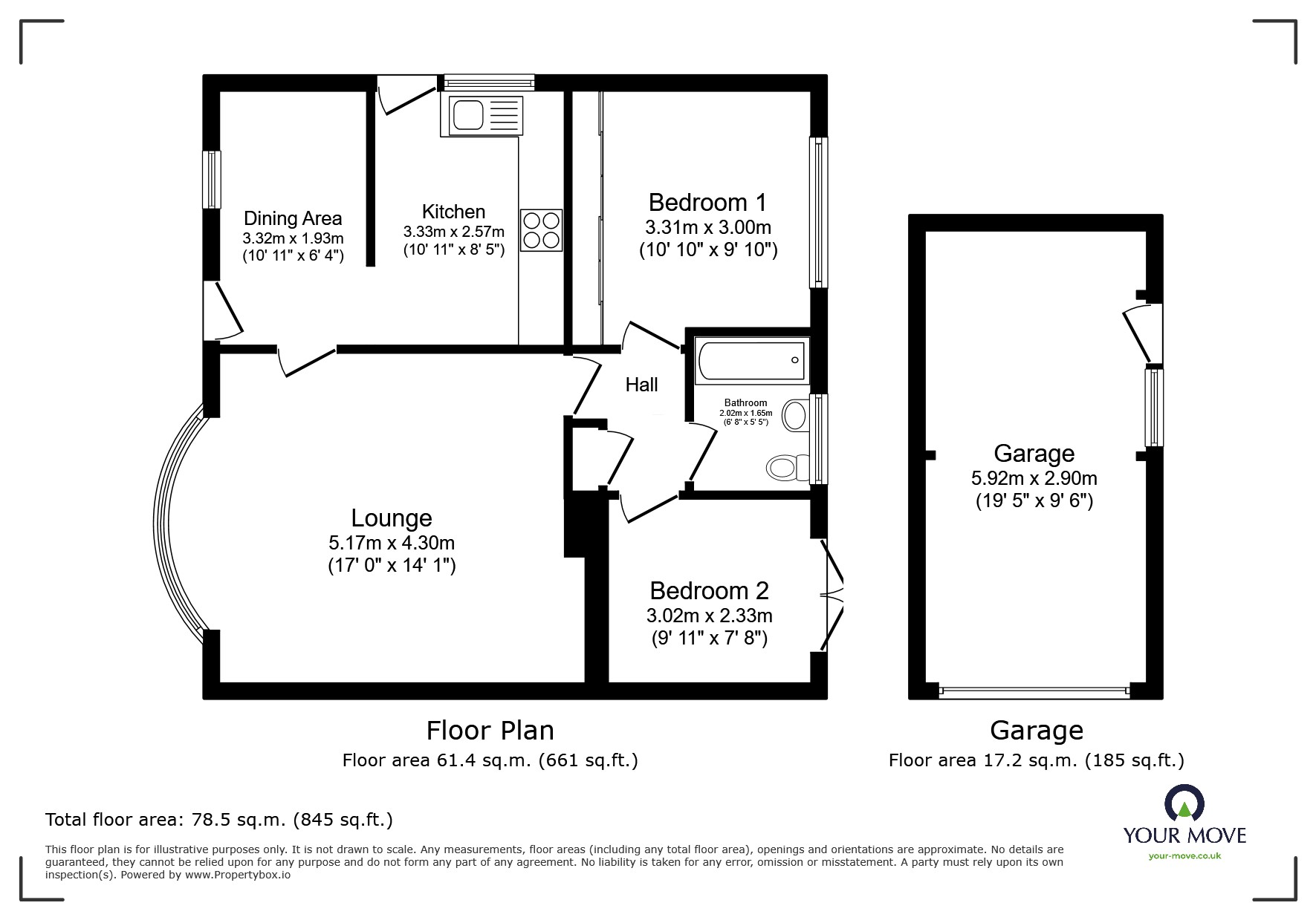 19, Malham Close, Lincolnshire floorplan