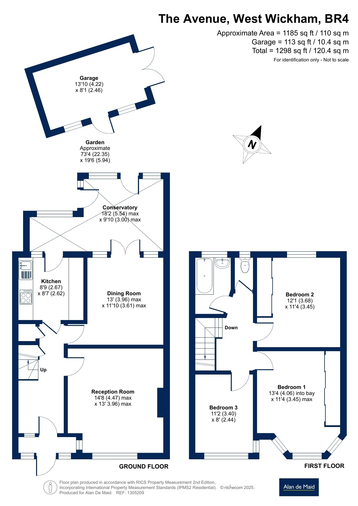 143, The Avenue, West Wickham floorplan