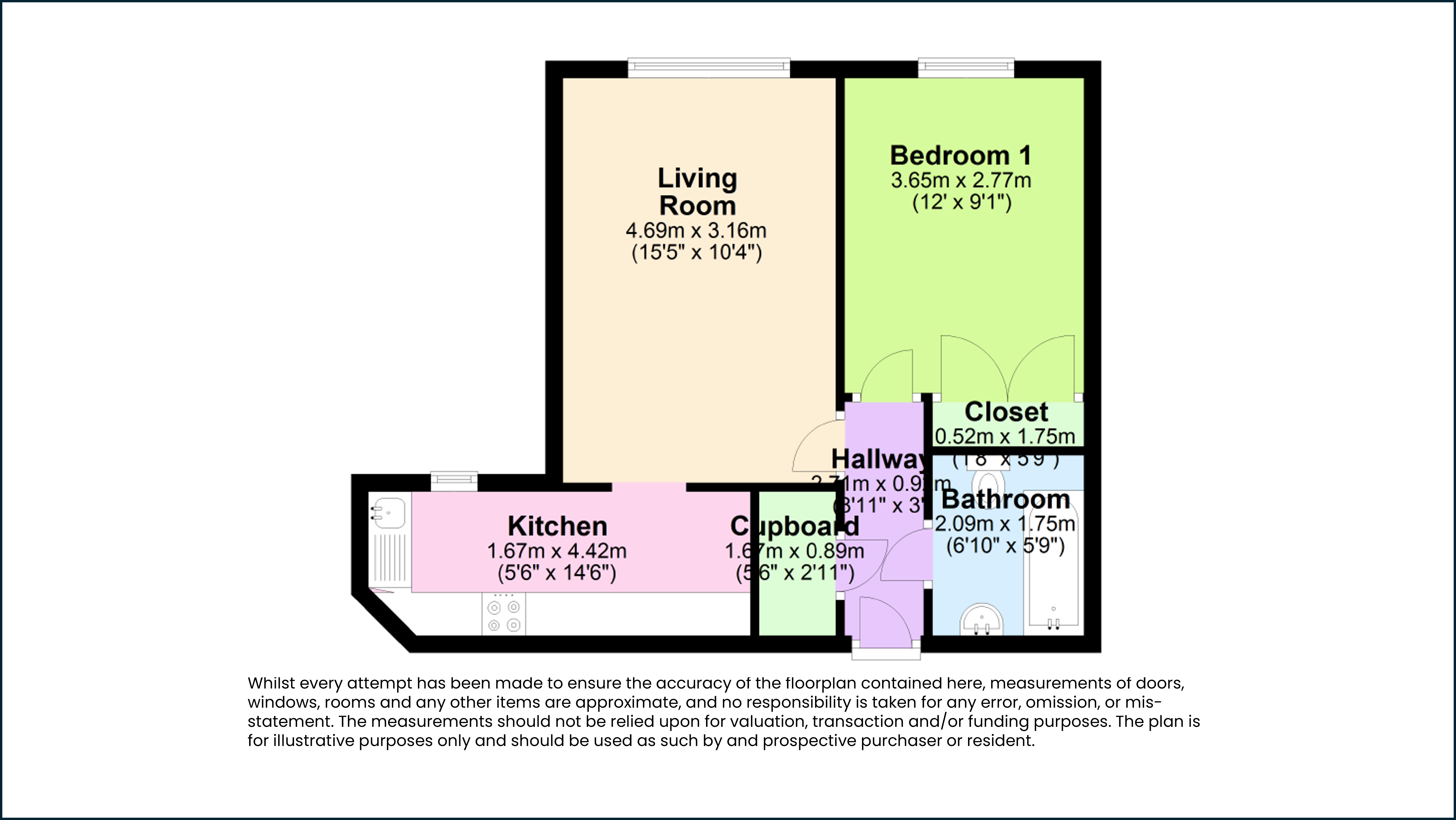 23, Langholm Court, East boldon floorplan