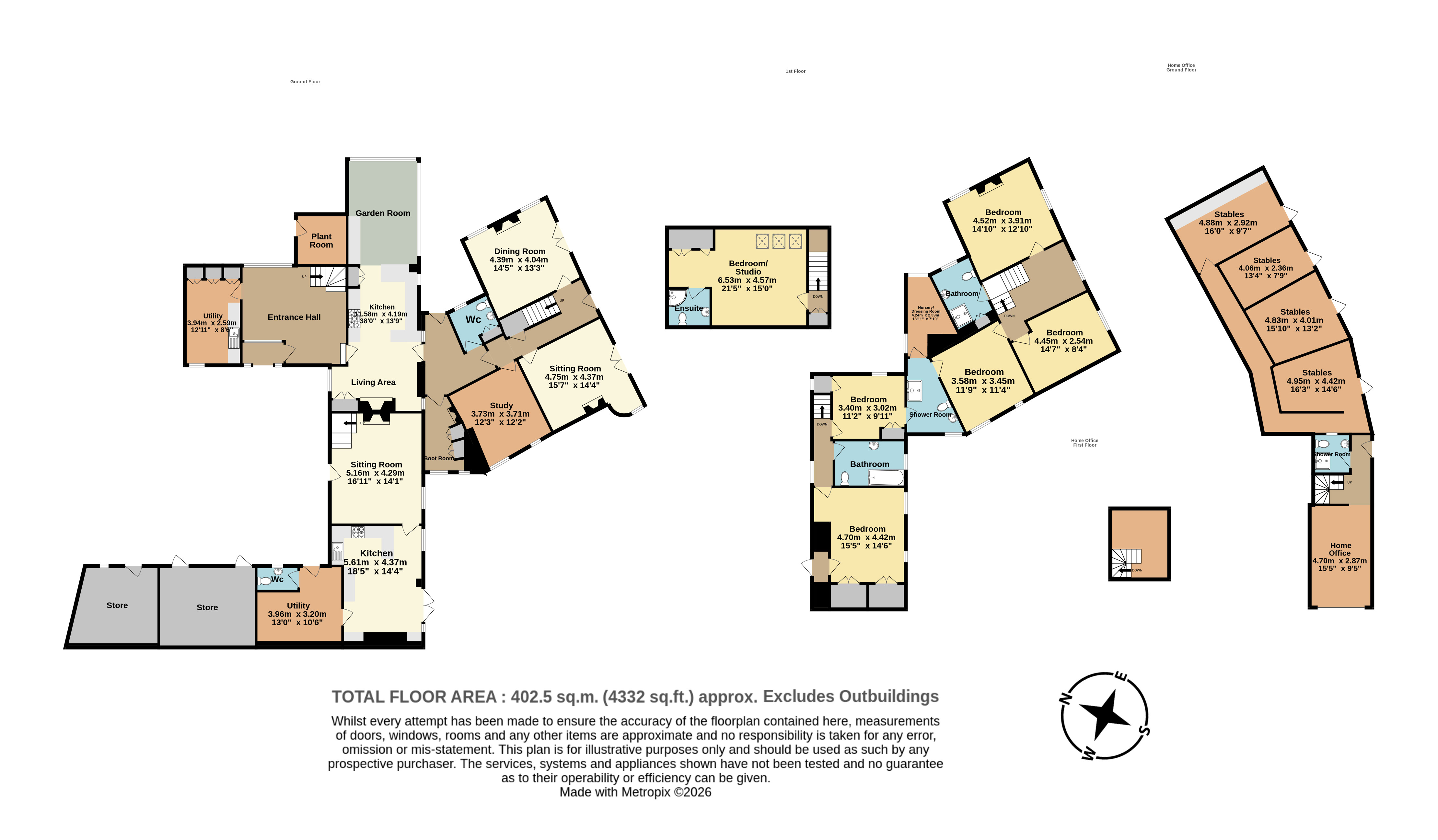 Dalwood, Axminster floorplan