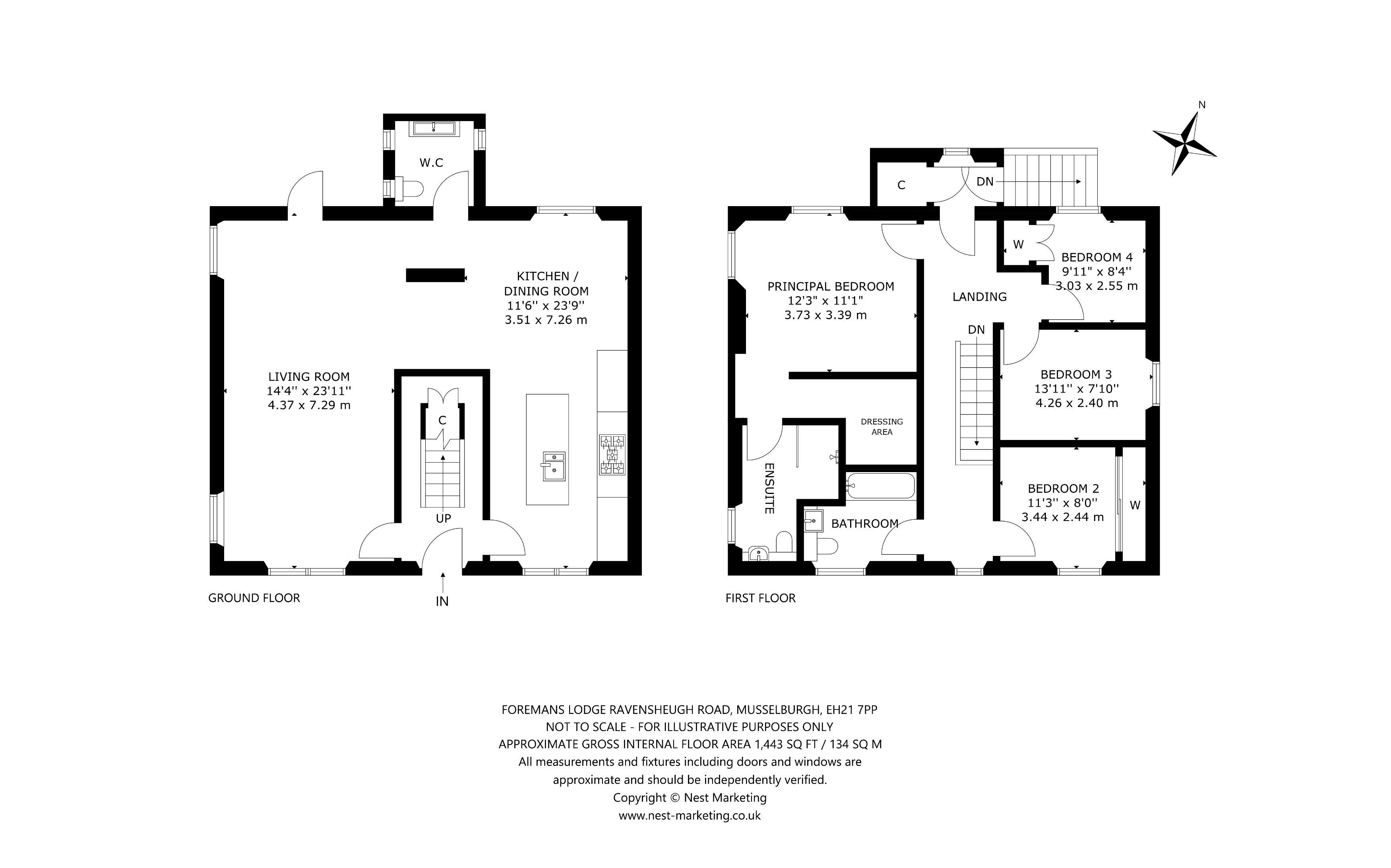 Foremans Lodge, Ravensheugh Road, East Lothian floorplan