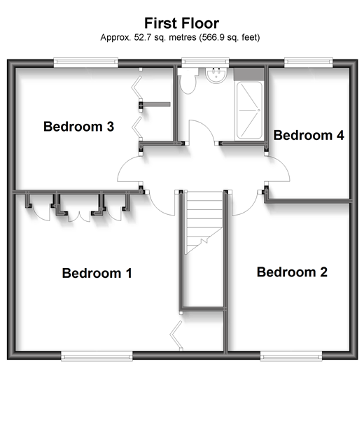 Marion Close, Walderslade, Chatham, Kent ME5, 4 bedroom end terrace