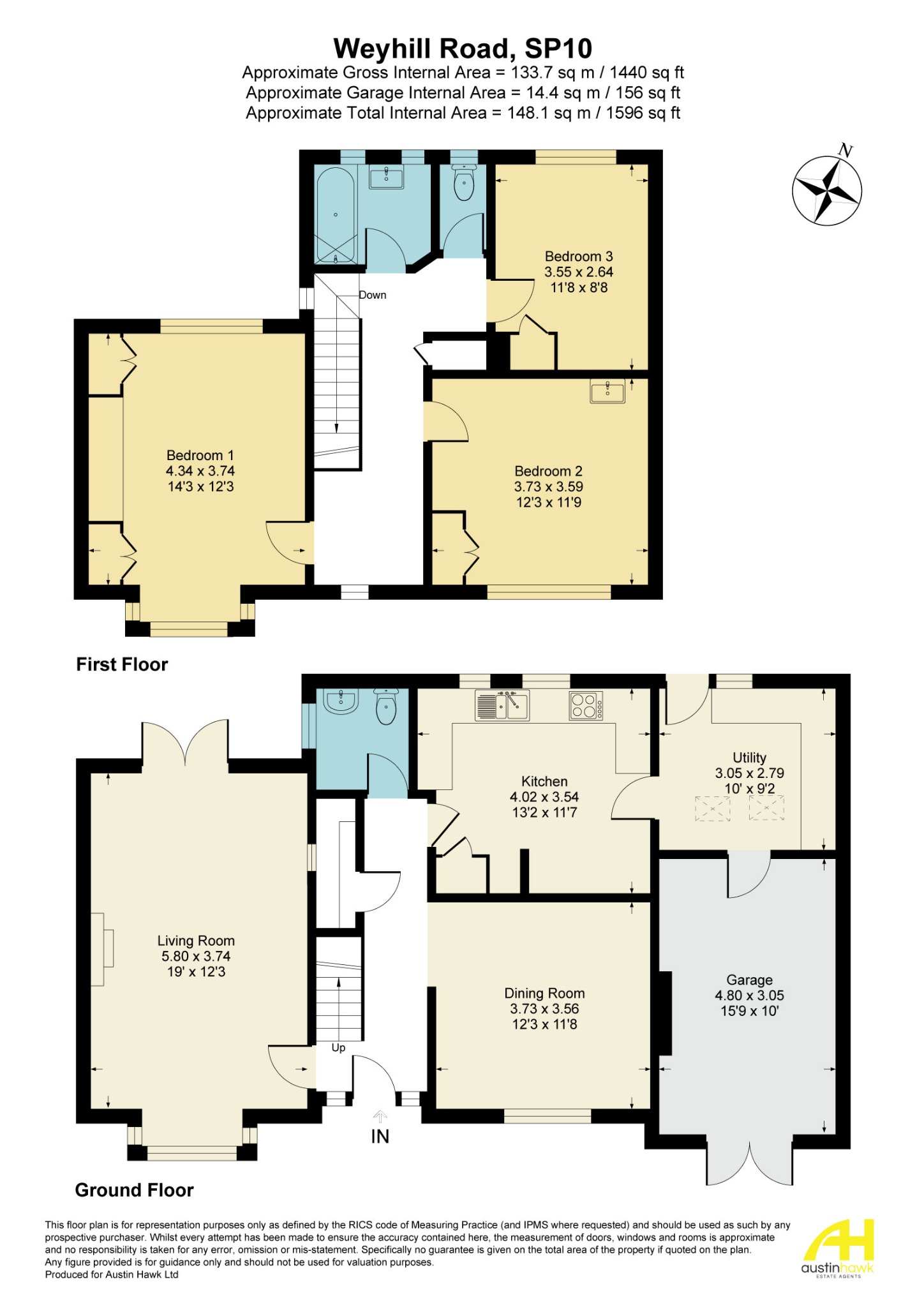 142 Weyhill Road, Andover floorplan