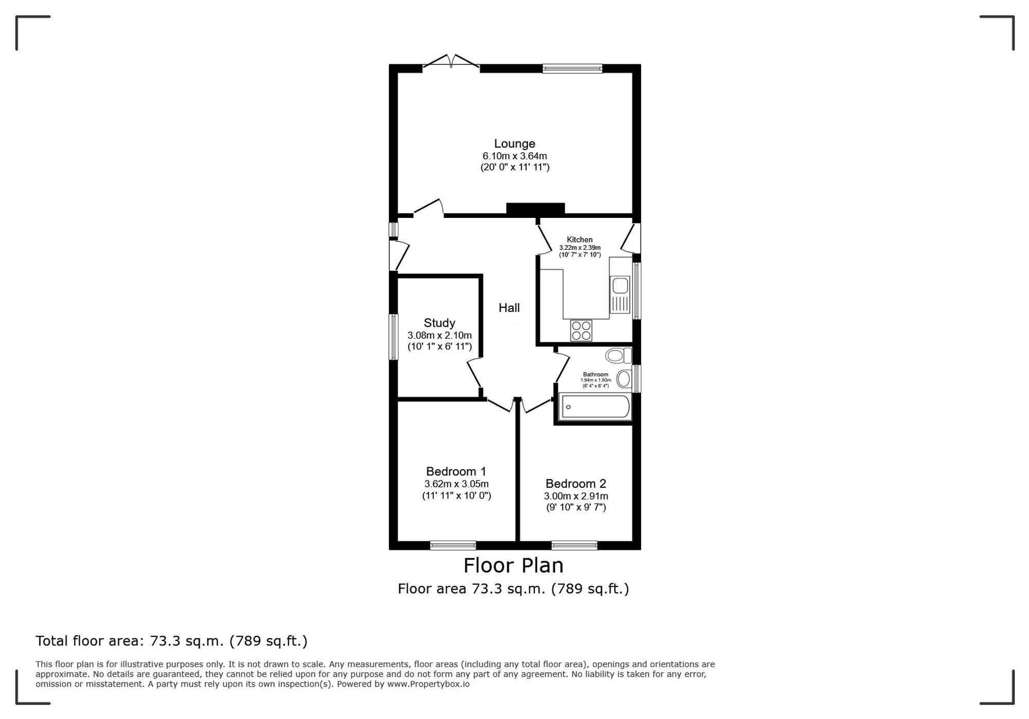 12 Heol-y-Groes, Bridgend floorplan