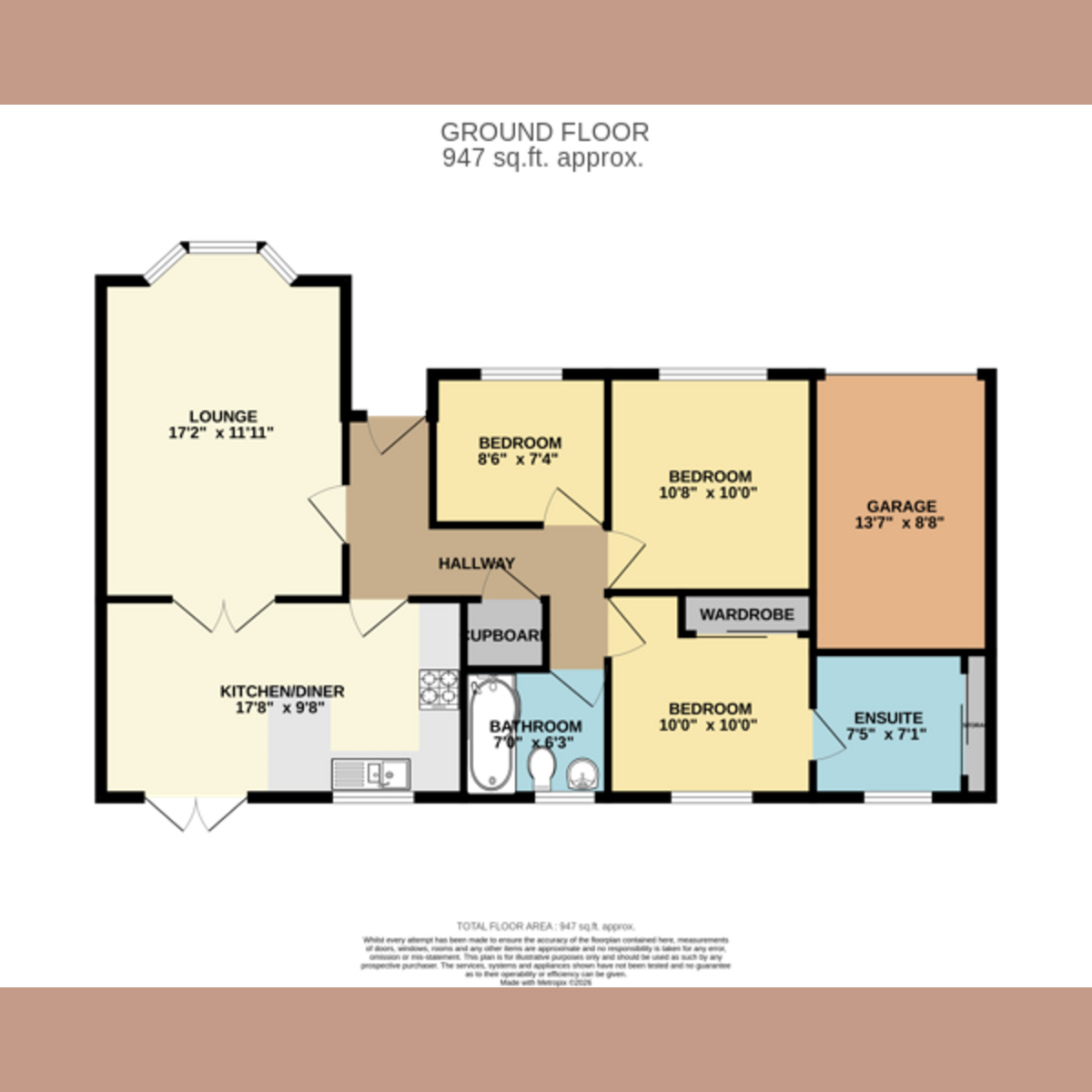 TORWOOD, Kingsway, Hullbridge floorplan