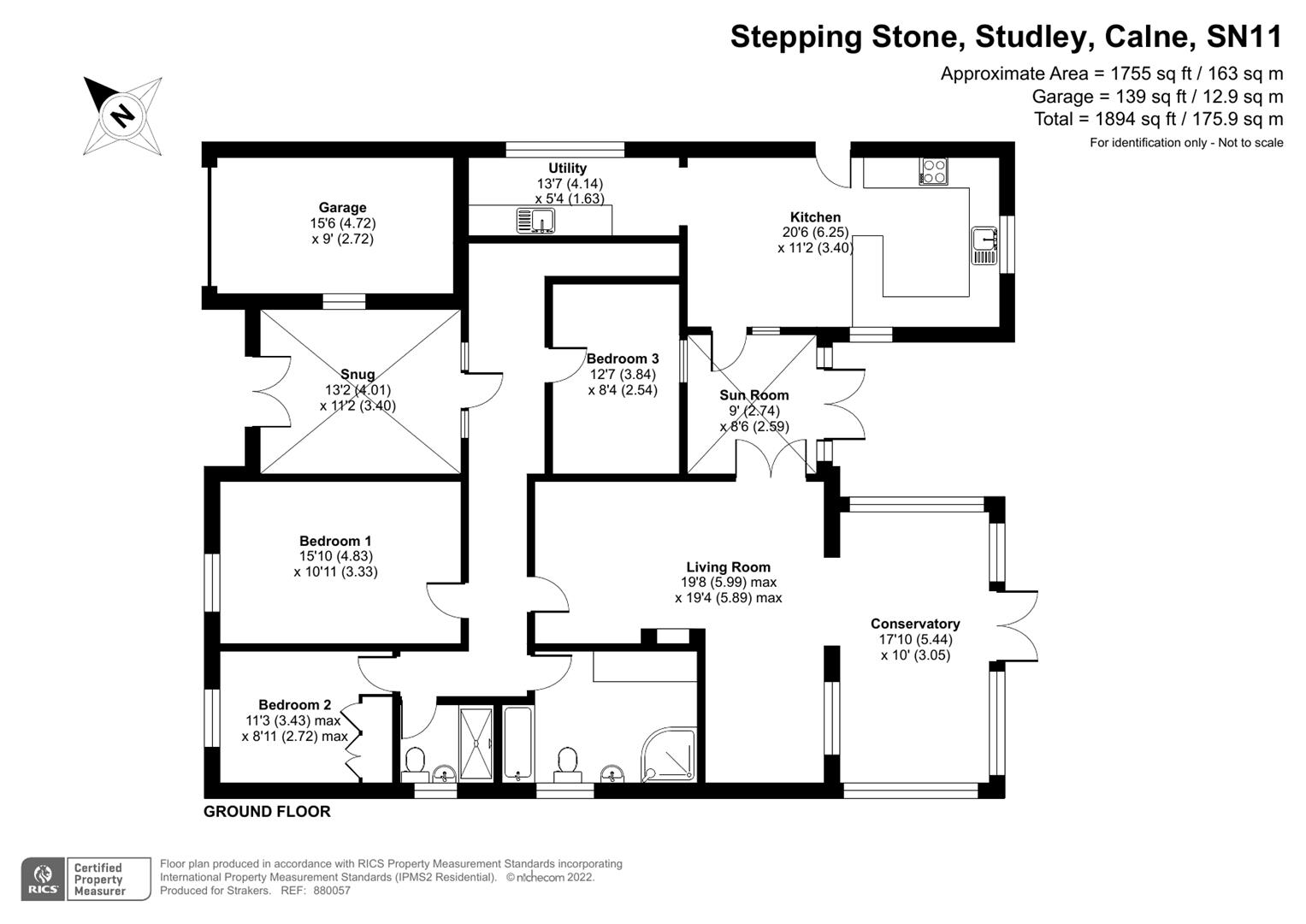 Stepping Stone, Studley Lane, Studley floorplan