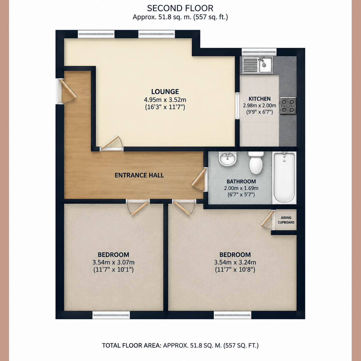 Chase Road, Southend-on-sea floorplan