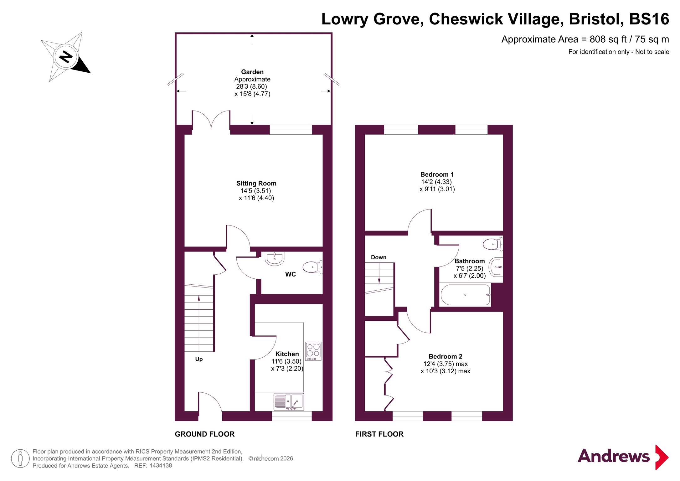 8, Lowry Grove, Bristol floorplan