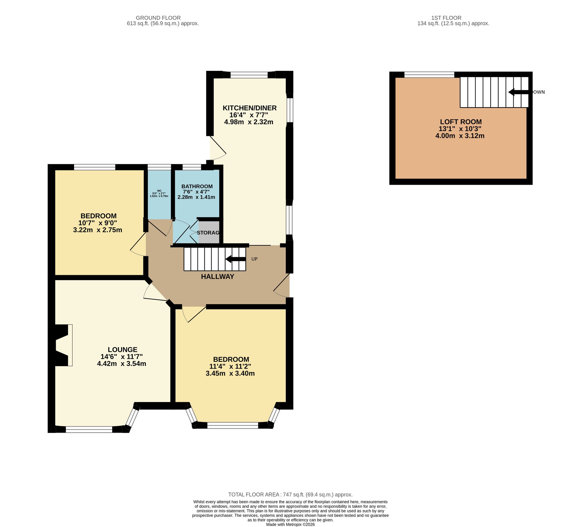 13 Middleton Drive, Bury floorplan