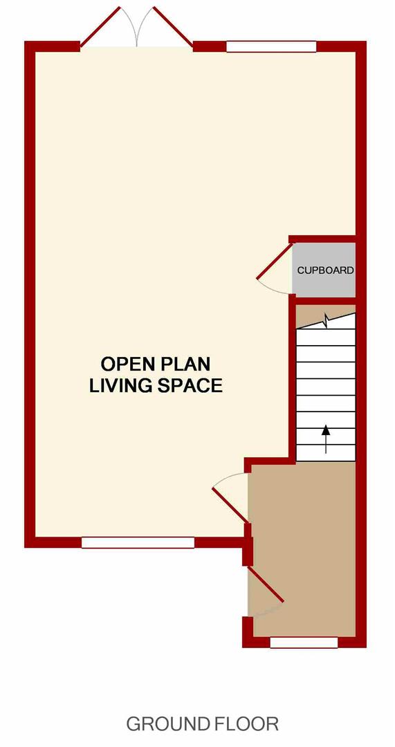 2 Bedrooms End terrace house for sale in Warwick Avenue, Tuffley, Gloucester GL4