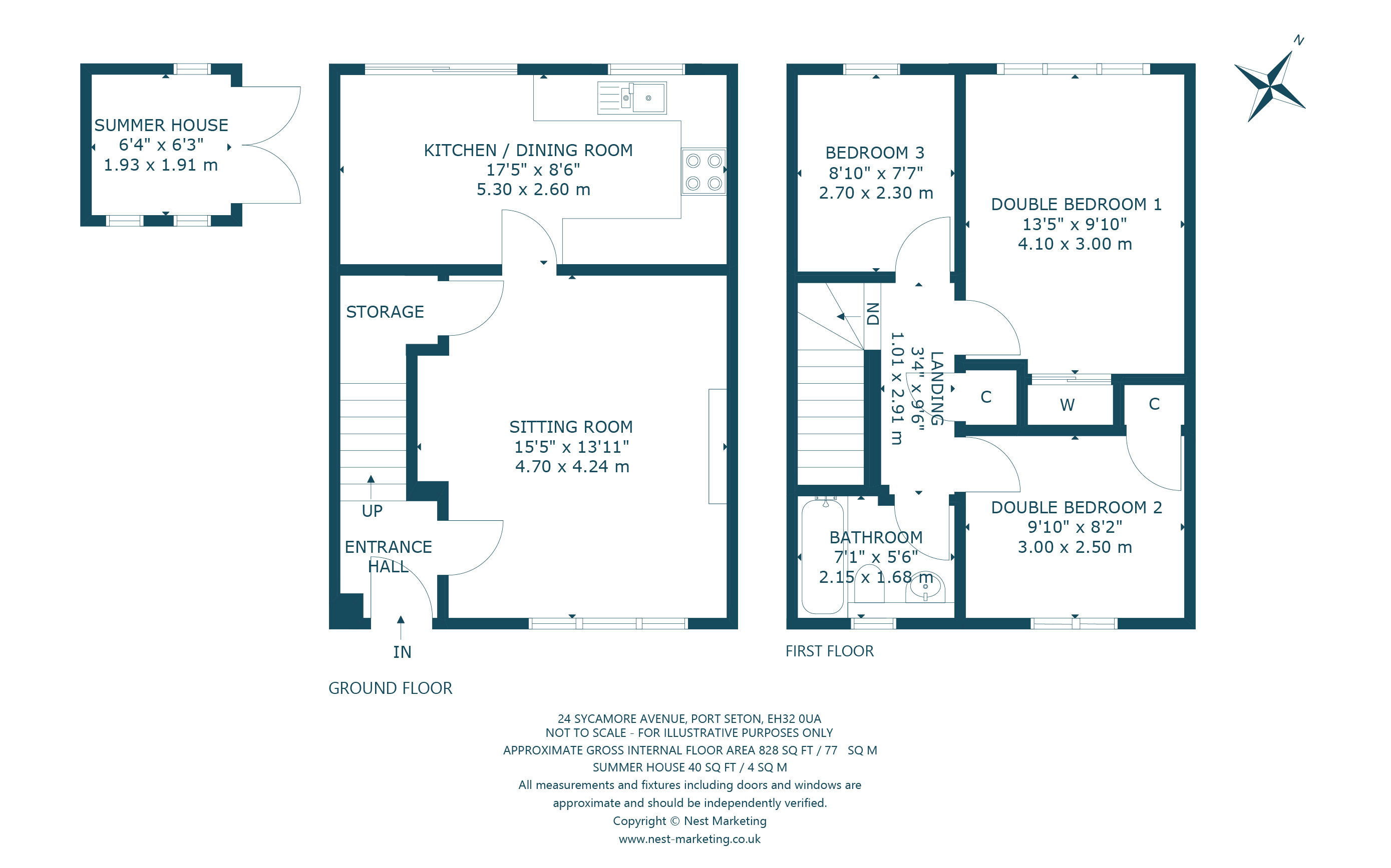 24, Sycamore Avenue, Port Seton floorplan