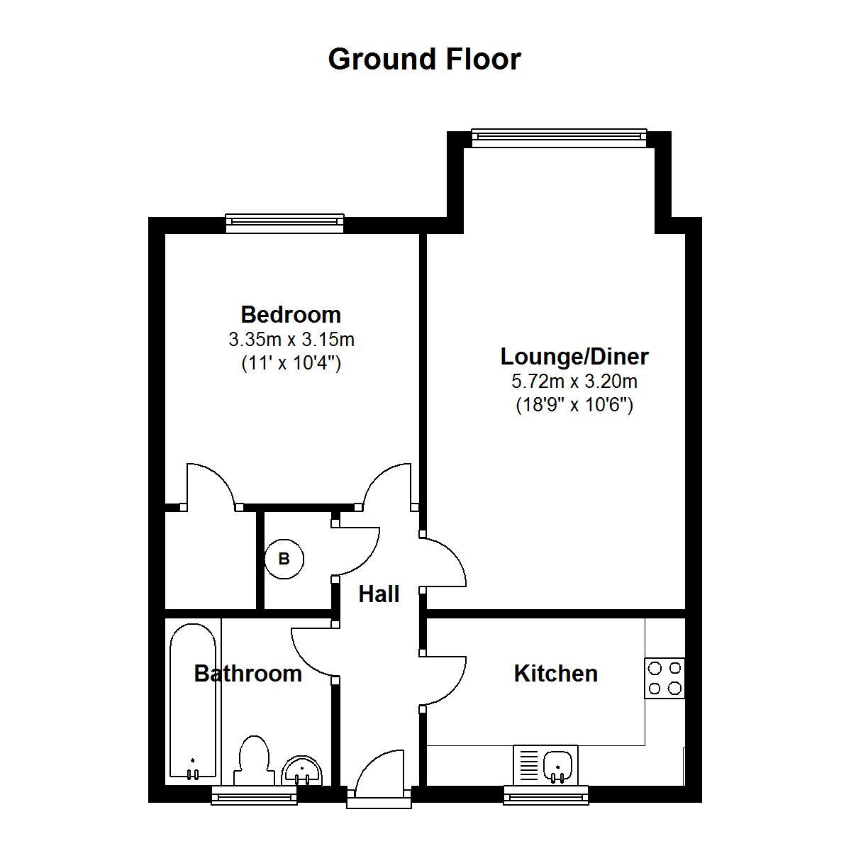 Clifton Road, Kent floorplan