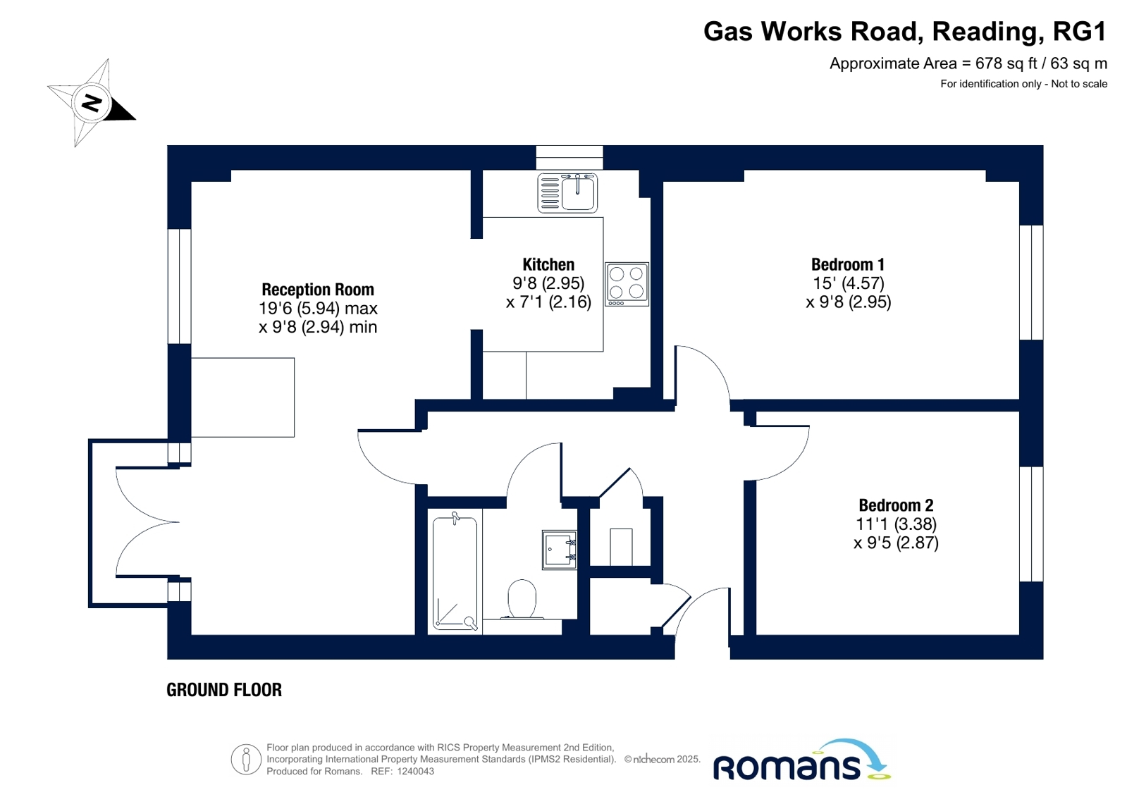 1, Blakes Quay, Reading floorplan
