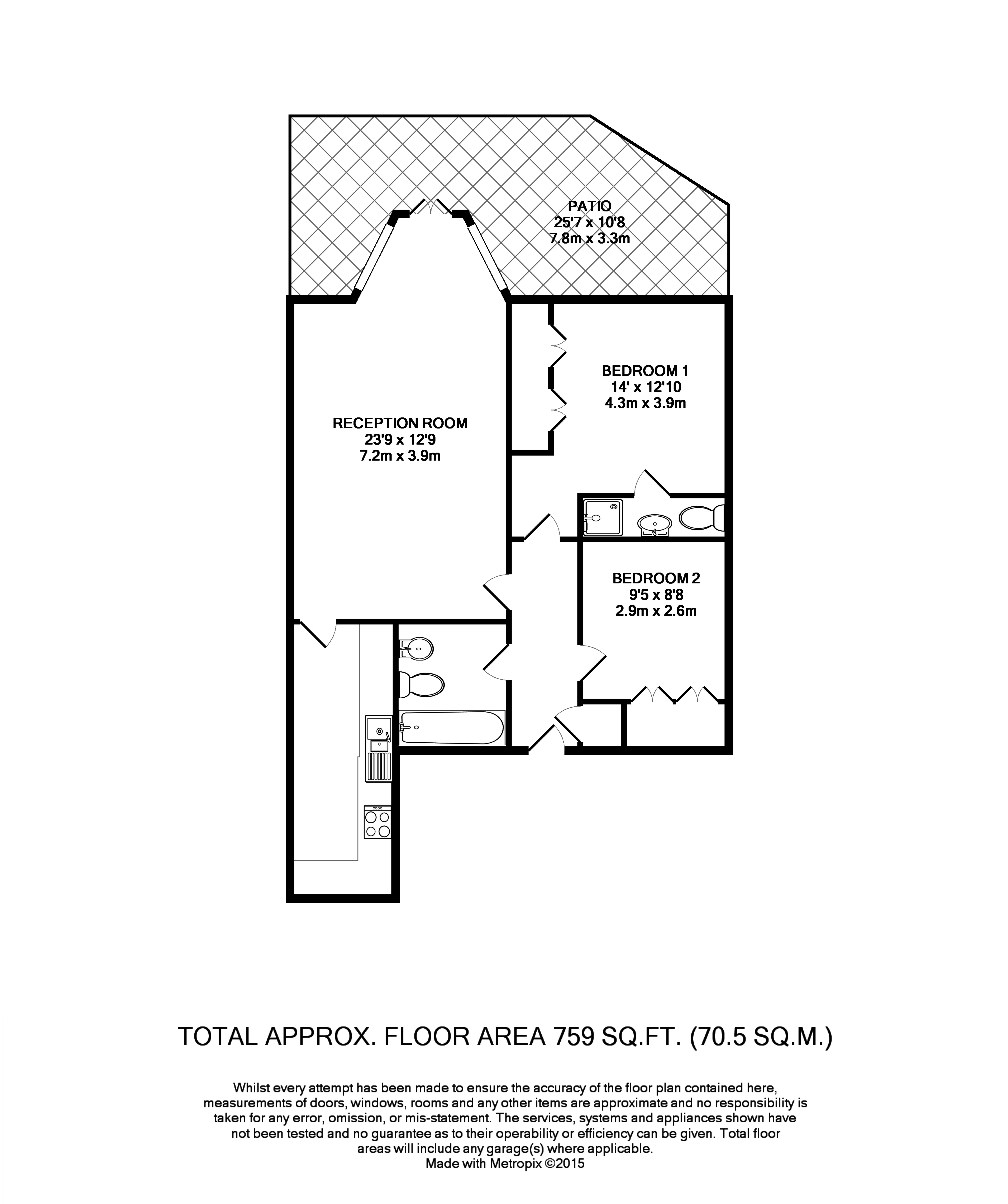 2 Bedrooms Flat to rent in Nascot Road, Watford WD17