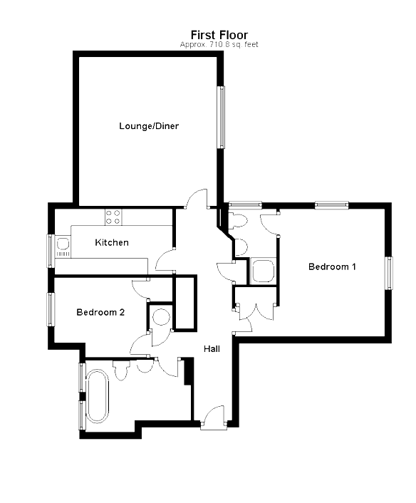 Highmeadow House, Dorking floorplan