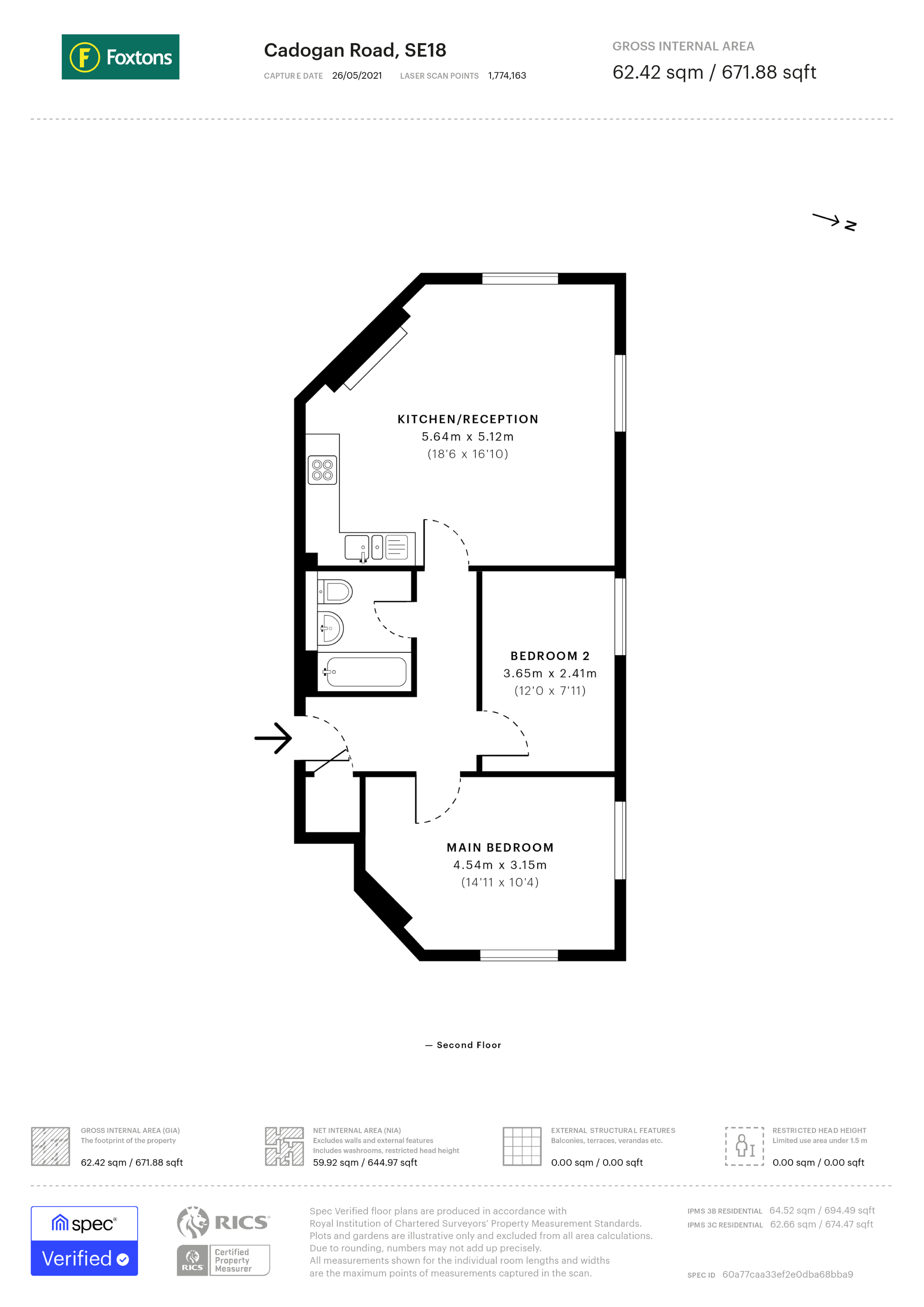 Cadogan Road, Woolwich floorplan