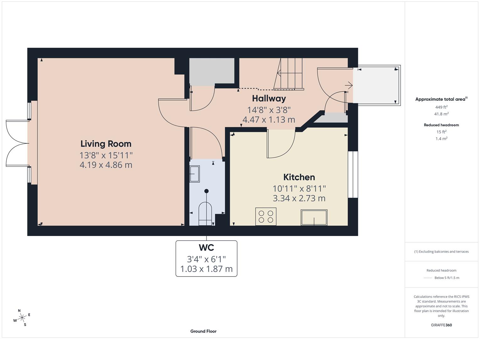 61, Barrowfield Drive, Stamford floorplan
