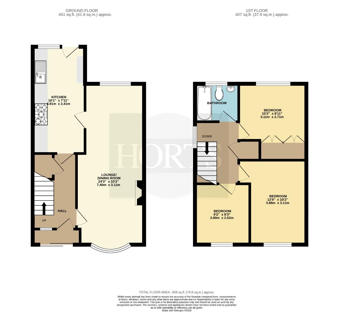 47, Firs Drive, Rugby floorplan