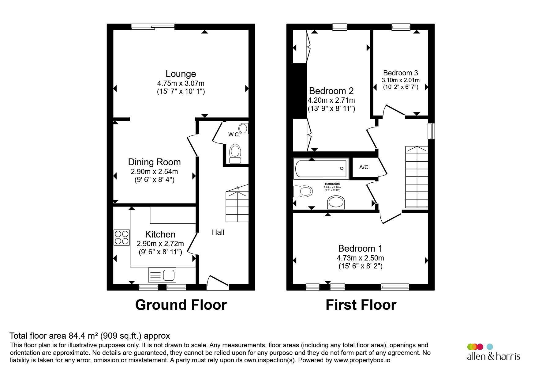 Arundel Place, Cardiff floorplan