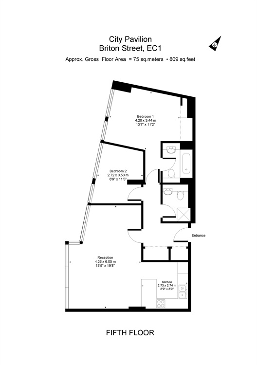 Britton Street, London floorplan
