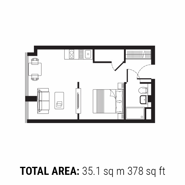 Flat 104 Trinity Square, 23-59, Staines Road, Hounslow floorplan